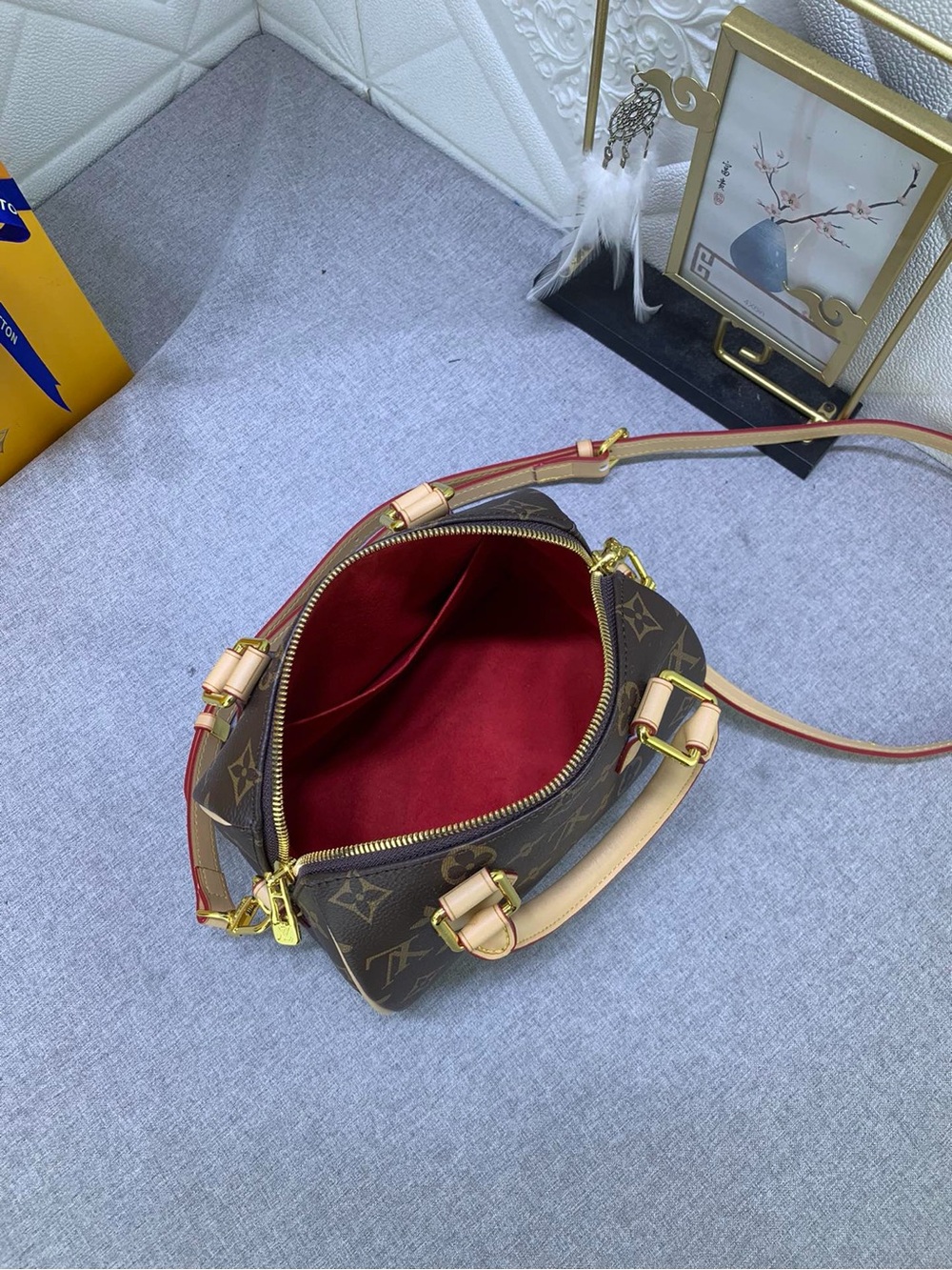 Luxury Brand Monogram Mini Speedy with Natural Trim - Picture 6 of 9